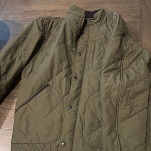 J. Crew Men's Quilted Field Jacket - Olive